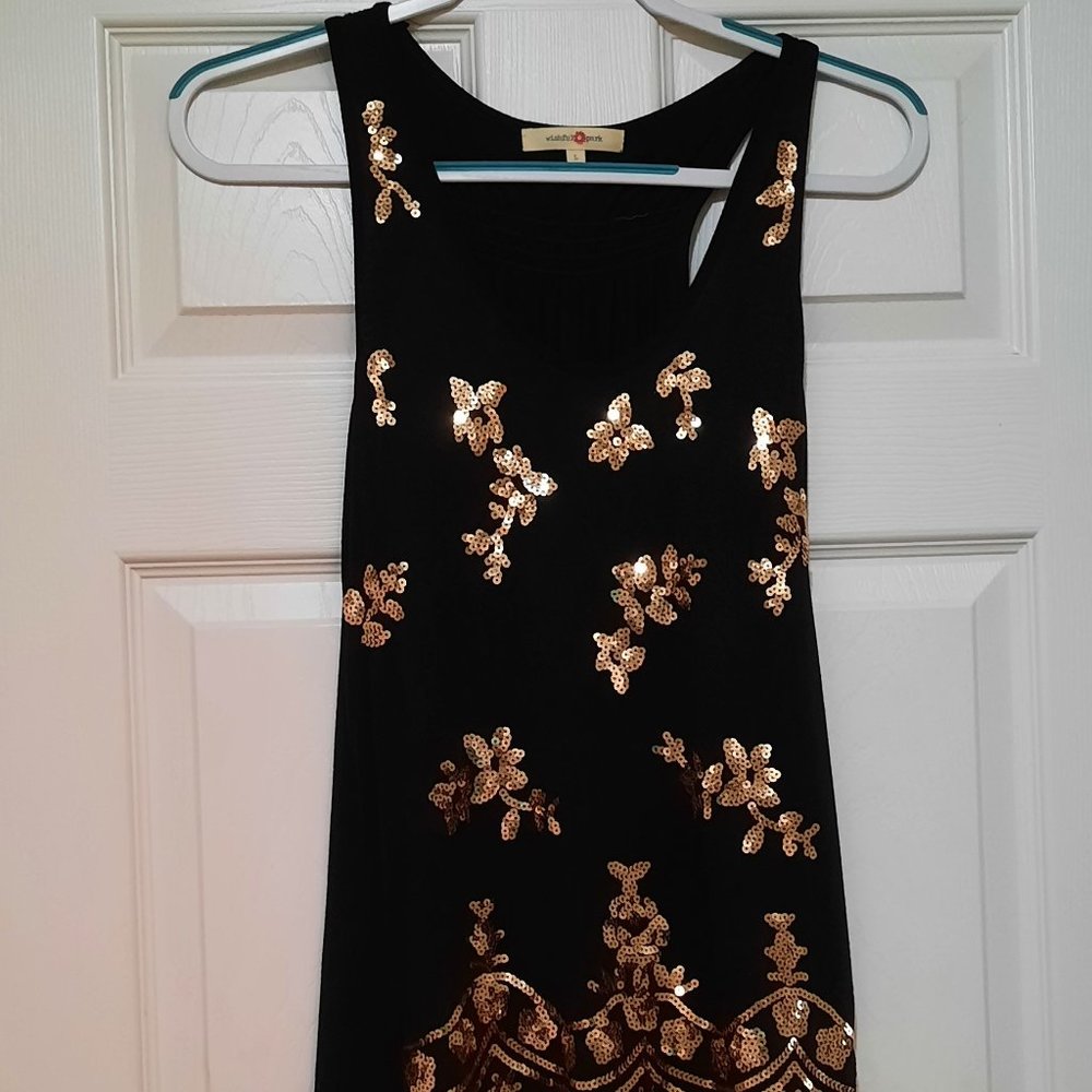 Wishful Park Sequin Sleeveless Top - Size L